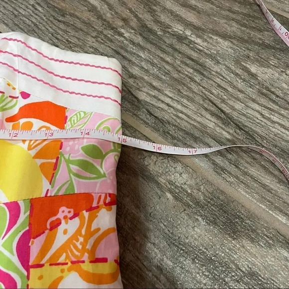 Lilly Pulitzer Happiest Hour print Strapless shift dress floral  Women’s size 4 - Picture 5 of 9